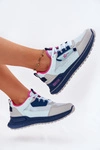 Buty Sportowe Damskie Na Platformie Big Star RR274A225 HI-POLY SYSTEM Niebieskie