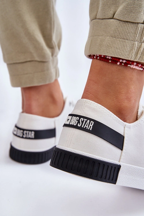 Damskie Niskie Trampki Big Star LL274039 Białe