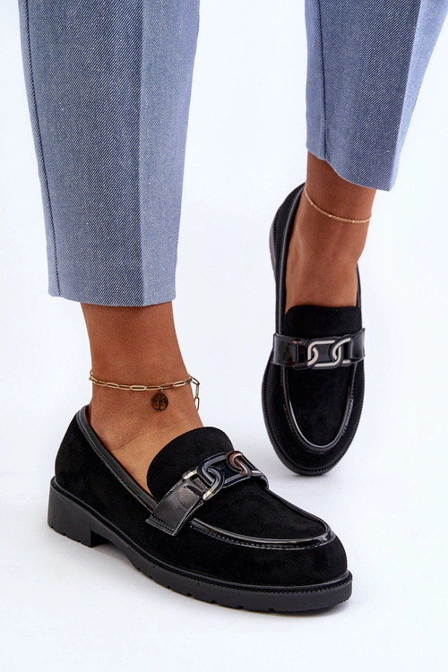 Zamszowe Mokasyny Damskie S.Barski HY350A