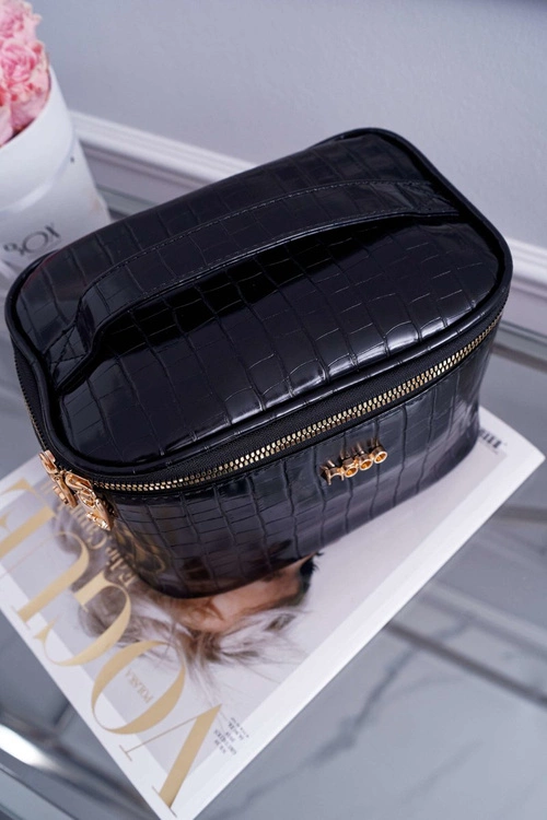 Duża Damska Kosmetyczka Czarna NOBO NCOS-I0331-C020