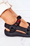 Damskie Sportowe Sandały Lee Cooper LCW-22-34-0961 Czarne
