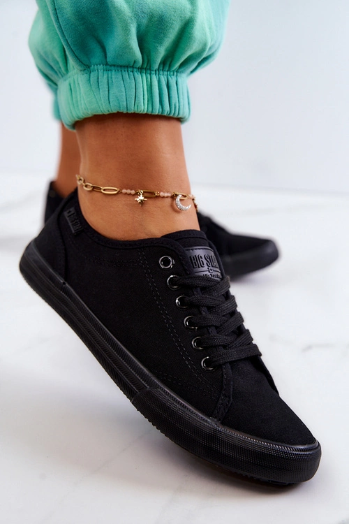 Niskie Damskie Tenisówki Big Star JJ274066 Czarne