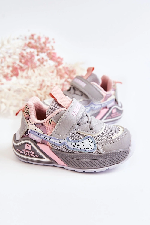 Dziecięce Lekkie Buty Sportowe Szare Snoopy