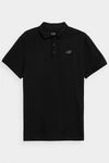 Męska Koszulka Polo Regular Z Logo 4F 4FWMM00TPTSM316-20S Czarna