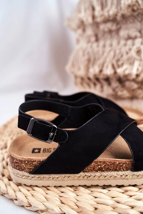 Sandałki Dziecięce Big Star Czarne FF374168