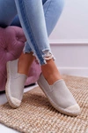Espadryle Damskie Cross Jeans Szare DD2R4104