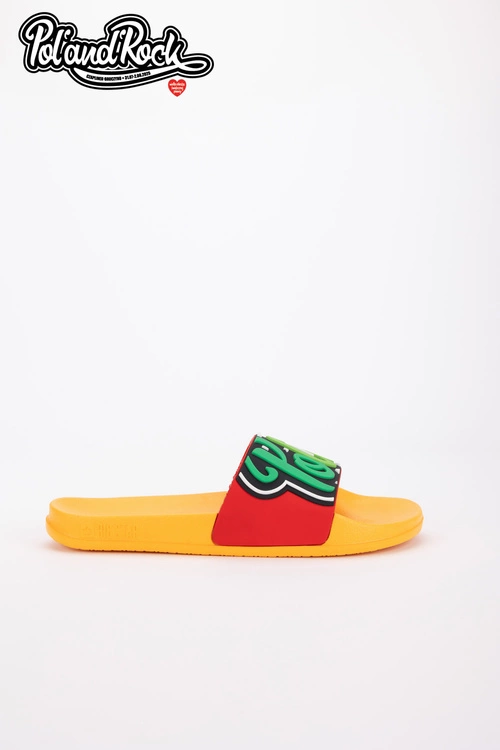 Klapki Pol'and'Rock Festival X Big Star SS174507 Żółte