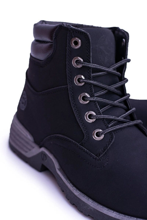 Ocieplane Męskie Czarne Trapery Smith's Endurance