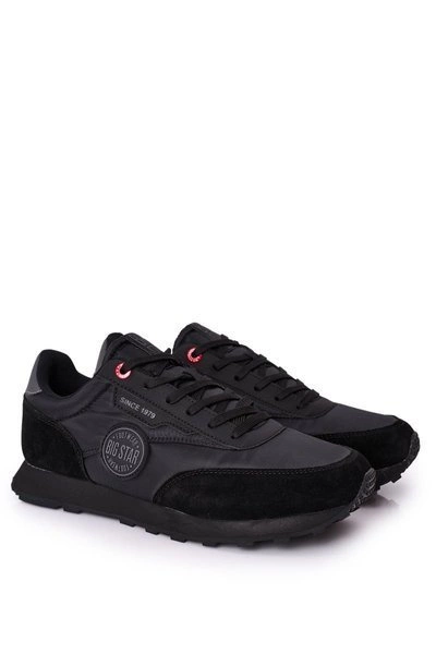 Męskie Sportowe Buty Memory Foam Big Star HH174250 Czarne