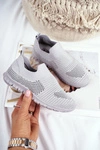 Dziecięce Sportowe Buty Slip-On Szare Bobi