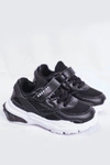 Sportowe Buty Dziecięce Młodzieżowe Czarne ABCKIDS B933204077