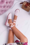 Espadryle Damskie Big Star Na Platformie Różowe DD274A192