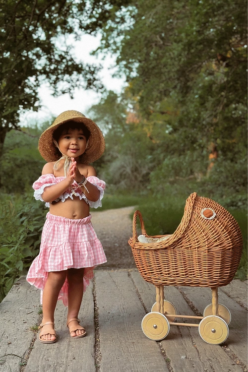 Klasyczne Dziecięce Sandały Brązowe Izzy