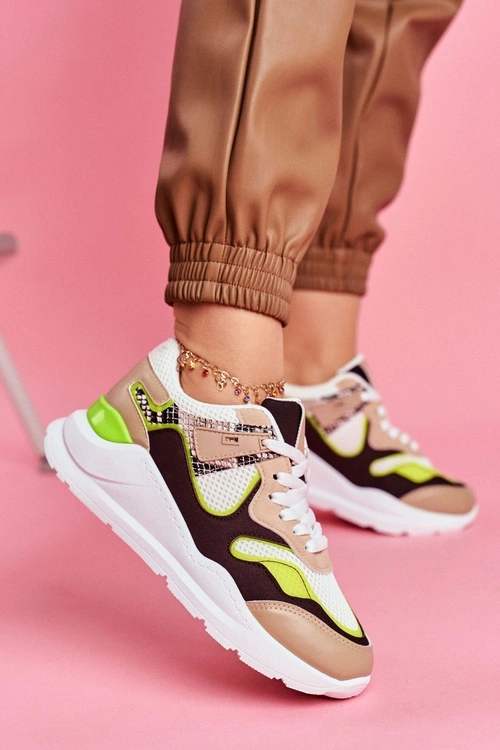 Sportowe Damskie Buty Sneakersy Białe Freak