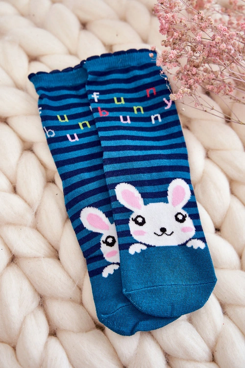 Damskie Bawełniane Śmieszne Skarpetki W Paski 5-Pak Multikolor