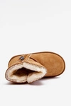 Dziecięce Wsuwane Ocieplane Botki Śniegowce Camel Catellie