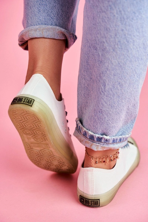 Trampki Z Przezroczystą Podeszwą Big Star FF274256 Białe