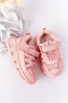 Dziecięce Sneakersy Ze Świecącą Podeszwą LED Różowe So Cool!