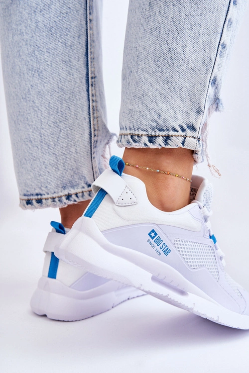 Damskie Buty Sportowe Sneakersy Big Star LL274373 Białe