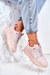 Damskie Sportowe Buty Sneakersy Big Star GG274655 Różowe