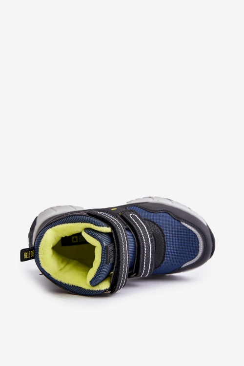 Ocieplane Śniegowce Trapery Dziecięce Big Star OO374130 Granatowe