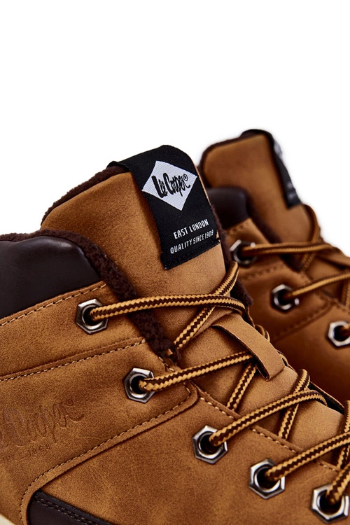 Męskie Ocieplane Botki Trapery Lee Cooper LCJ-22-01-1390 Camel