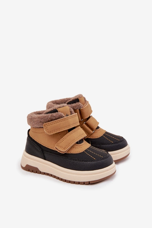 Buty Zimowe Dziecięce Śniegowce Na Rzep Camel Darlene
