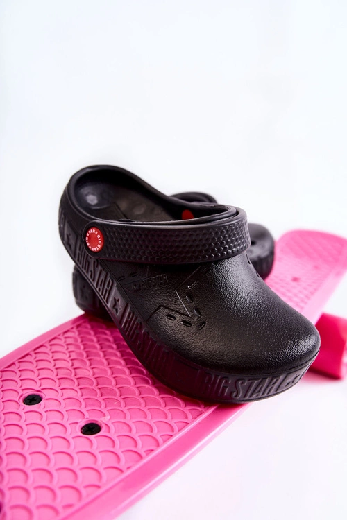 Dziecięce Lekkie Klapki Kroksy Big Star II375001 Czarne