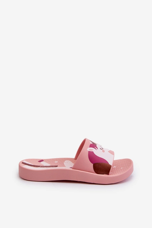 Klapki Dziewczęce Z Jednorożcem 83474 Ipanema Urban V Slide Kids Różowe