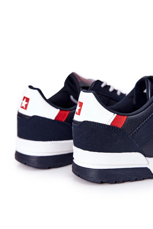 Sportowe Męskie Buty Memory Foam Big Star II174083 Granatowe