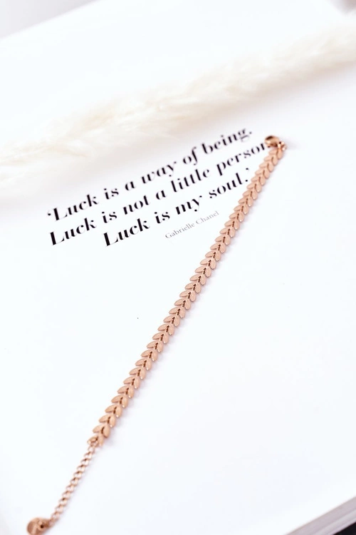 Bransoletka W Jodełkę Różowe Złoto