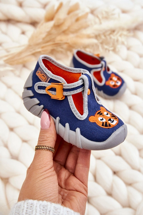 Buty Papcie Befado Tygrys 110P462 Granatowe