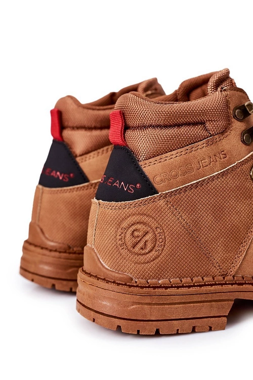 Męskie Buty Trekkingowe Cross Jeans EE1R4031C Camel