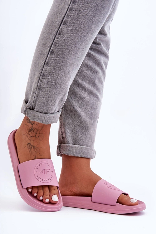 Damskie Sportowe Klapki 4F 4FSS23FFLIF069-56S Różowe