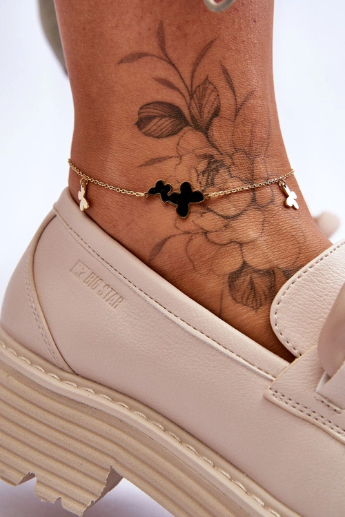 Skórzane Mokasyny Półbuty Big Star LL274581 Beżowe