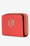 Damski Portfel Ze Skóry Naturalnej Mały Nobo NPUR-LR0021-C005 Czerwony