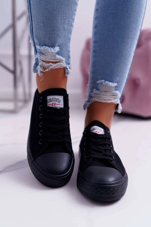 Trampki Damskie Niskie Smith's Czarne