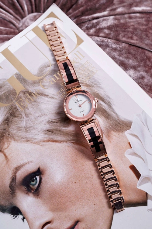 Damski Zegarek Giorgio & Dario Różowe Złoto Mefis