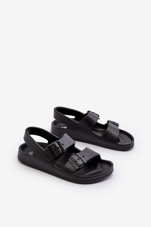 Klapki Dziecięce Lekkie Z Klamrami BIG STAR NN374541 Czarne