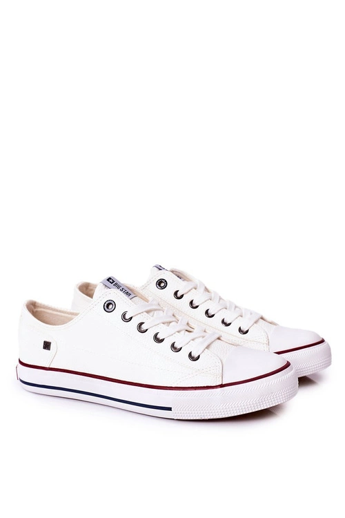Męskie Skórzane Trampki Big Star II174001 Białe