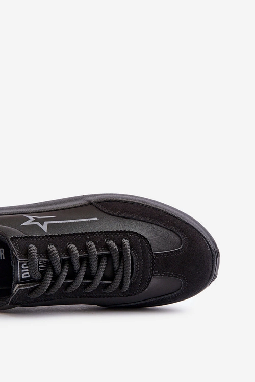 Niskie Buty Sportowem Męskie Big Star NN174118 Czarne