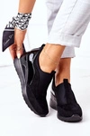 Wsuwane Sneakersy Na Koturnie Vinceza 10593 Czarne