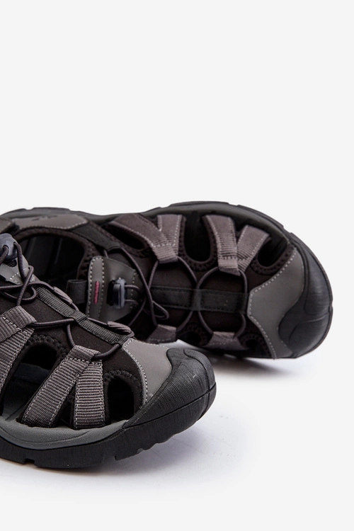 Wygodne Męskie Sandały 4FRSS24FSANM058-23S Szare