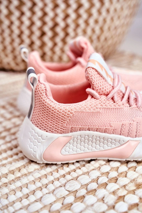 Sportowe Buty Dziecięce Różowe Stich