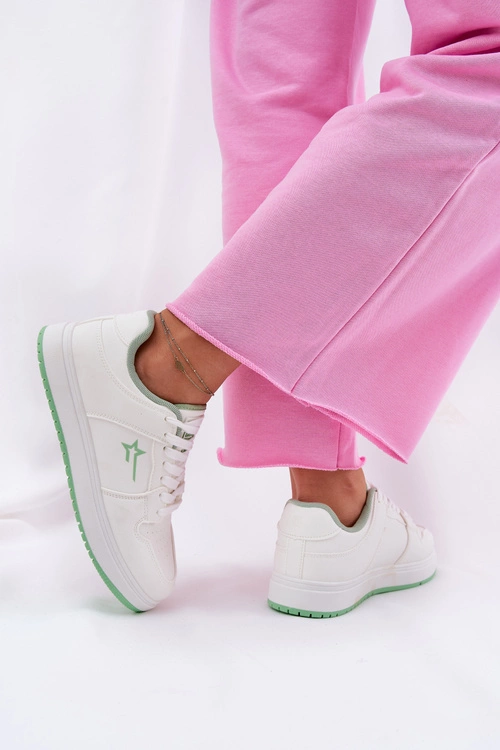 Sneakersy Damskie Big Star RR274A246 HI-POLY SYSTEM Białe