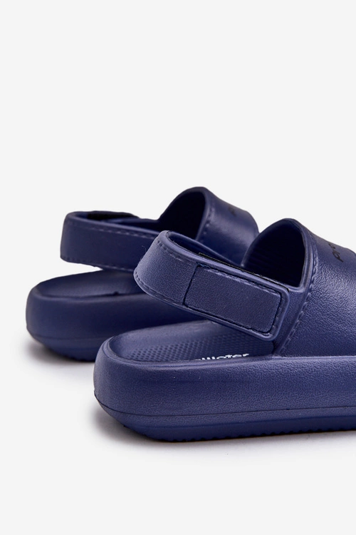 Lekkie Piankowe Sandały Na Rzep ProWater PRO-24-05-01K Granatowe