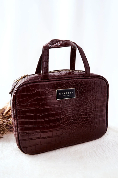 Duża Kosmetyczka Monnari CSM0080-017 Brązowa