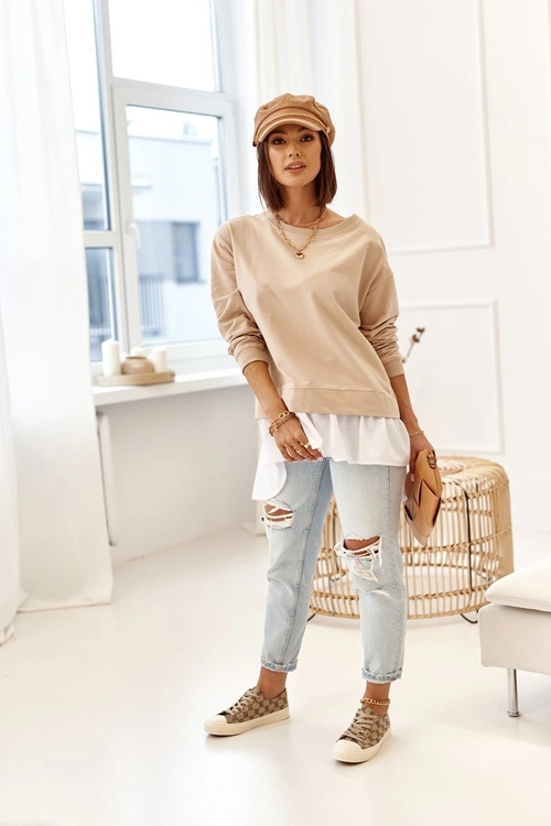 Damskie Klasyczne Logowane Trampki Khaki Challenge