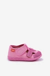 Kapcie Milami Dziecięce Na Rzepy Różowe Reathiana