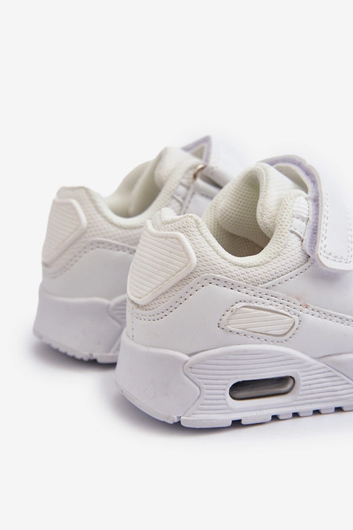 Sneakersy Dziecięce Na Rzep Białe Krissandra
